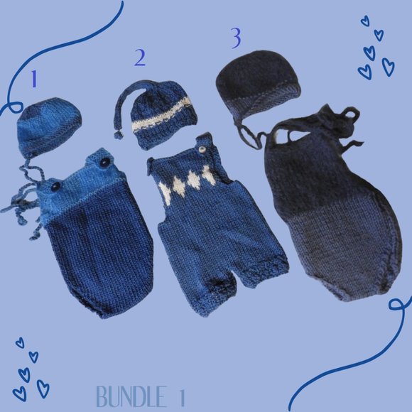 3 PC Newborn Photography Props - Picture 6 of 10